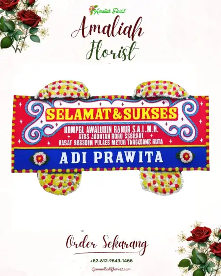 Papan Bunga Ucapan Selamat Tobadak