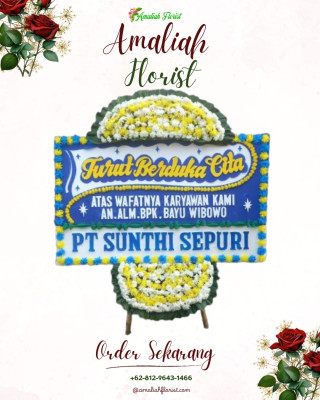 Papan Bunga Duka di Tobadak